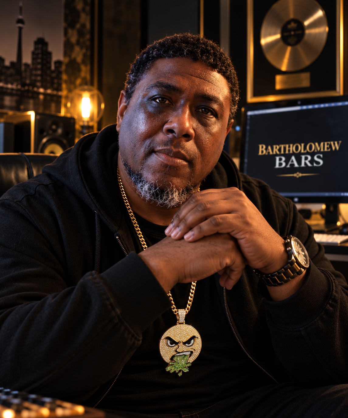 Bartholomew Bars in the studio
